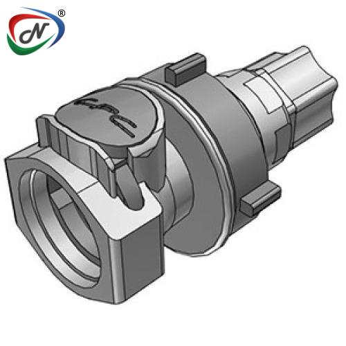 CPC Quick Connect & Disconnect Solutions HFCD12612 3/8 Compression Valved Panel Mount Polypropylene Body NSSP005359