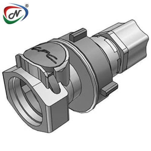 CPC Quick Connect & Disconnect Solutions HFCD12812 1/2 JACO Valved Panel Mount Polypropylene Body NSSP005360