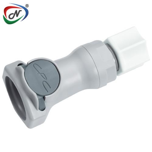 CPC Quick Connect & Disconnect Solutions HFCD13612 3/8 JACO Valved In-Line Polypropylene Body NSSP005361
