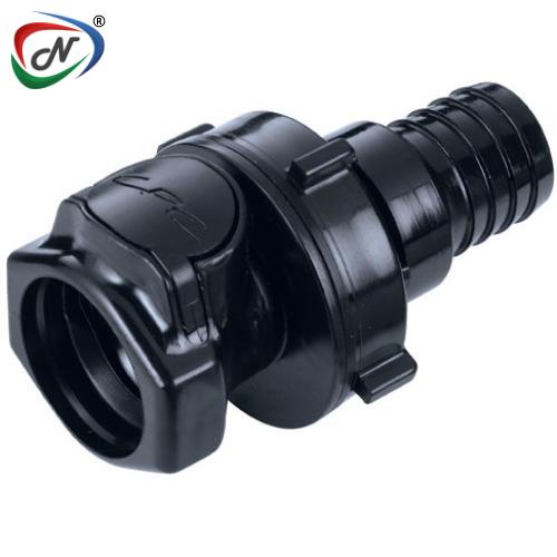 CPC Quick Connect & Disconnect Solutions HFCD161257 3/4 Hose Barb Valved Panel Mount Polysulfone Coupling Body NSSP005370