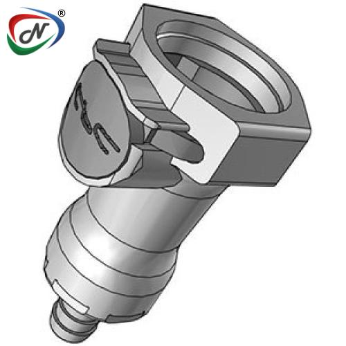 CPC Quick Connect & Disconnect Solutions HFCD17612V 3/8 Hose Barb Valved In-Line Polypropyl Body FKM Seal NSSP005397