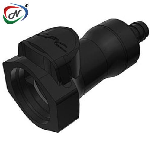CPC Quick Connect & Disconnect Solutions HFCD17657 3/8 Hose Barb Valved In-Line  Polysulfone Coupling Body NSSP005403