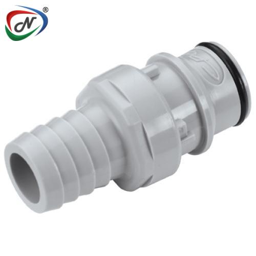 CPC Quick Connect & Disconnect Solutions HFCD221012 5/8 Hose Barb Valved In-Line Polypropylene Insert NSSP005421