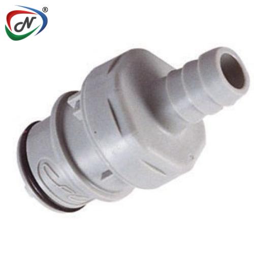 CPC Quick Connect & Disconnect Solutions HFCD22612 3/8 Hose Barb Valved In-Line Polypropylene Insert NSSP005429