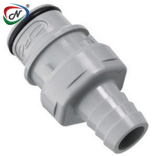 CPC Quick Connect & Disconnect Solutions HFCD22812V 1/2 Hose Barb Valved In-Line Polypropylene Insert FKM Seal NSSP005437