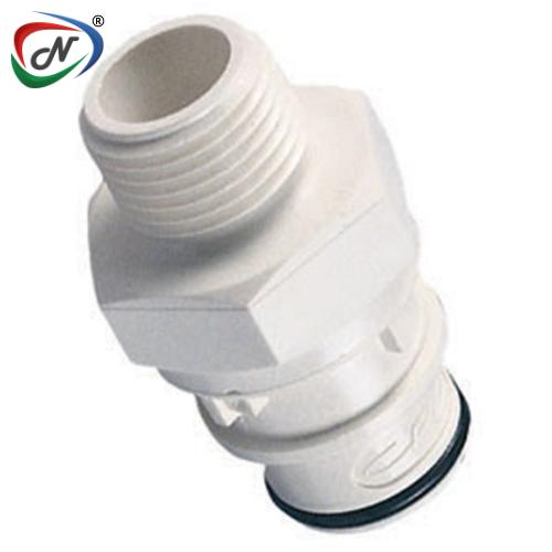 CPC Quick Connect & Disconnect Solutions HFCD23635V 3/8 Hose Barb Valved Elbow Polysulfone Coupling Insert FKM Seal NSSP005454
