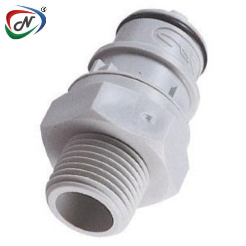 CPC Quick Connect & Disconnect Solutions HFCD24612HC 3/8 NPT Valved Polypropylene Insert Hastelloy-C® Spring NSSP005479