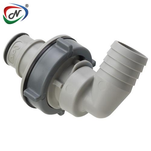 CPC Quick Connect & Disconnect Solutions HFCD431212 3/4 Hose Barb Valved Panel Mount Elbow Insert NSSP005498