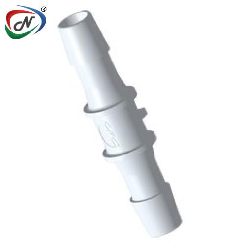 CPC Quick Connect & Disconnect Solutions HS1270 Straight Fitting, 3/8 HB X 3/8 HB, Natural PVDF NSSP005516
