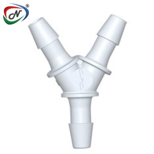 CPC Quick Connect & Disconnect Solutions HY370 Y Fitting, 3/32 HB X 3/32 HB X 3/32 HB Natural PVDF NSSP005696