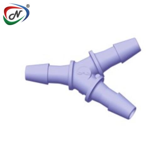CPC Quick Connect & Disconnect Solutions HY491 Y Fitting, 1/8 HB X 1/8 HB X 1/8 HB Purple Tint Polycarbonate NSSP005701