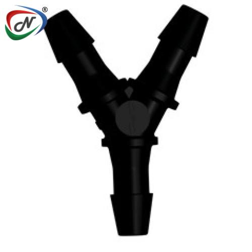 CPC Quick Connect & Disconnect Solutions HY531 Y Fitting, 5/32 HB X 5/32 HB X 5/32 HB Black Nylon NSSP005704