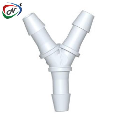 CPC Quick Connect & Disconnect Solutions HY630 Y Fitting, 3/16 HB X 3/16 HB X 3/16 HB White Nylon NSSP005708