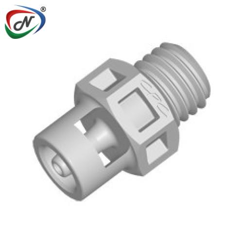 CPC Quick Connect & Disconnect Solutions KS2 Straight Fitting, 1/4-28 UNF X 1/16 HB Natural Polypropylene NSSP005712