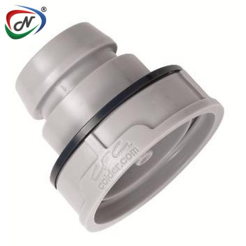CPC Quick Connect & Disconnect Solutions IUDCDTCS3803 38mm Valved Threaded Cap with RFID FDA EPDM gasket, acetal NSSP005740
