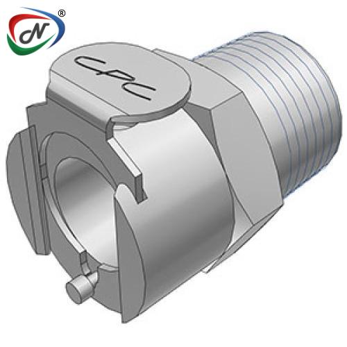 CPC Quick Connect & Disconnect Solutions LC10006BSPT 3/8 BSPT Non-Valved Chrome-plated Brass Coupling Body NSSP005774