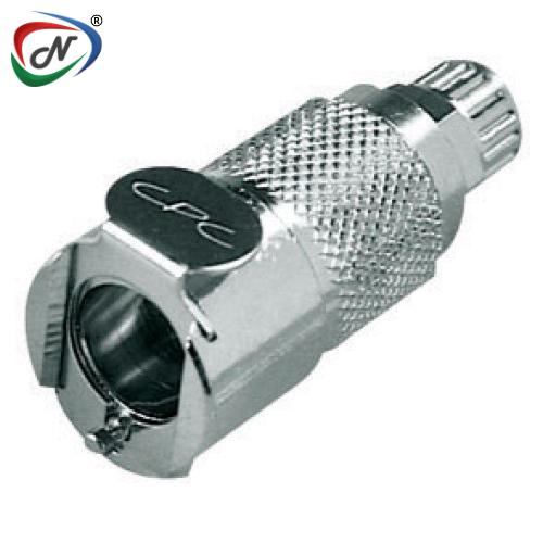 CPC Quick Connect & Disconnect Solutions LC13004 1/4 PTF Non-Valved In-Line Chrome-plated Brass Coupling Body NSSP005779