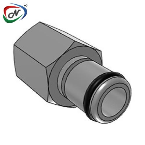 CPC Quick Connect & Disconnect Solutions LC26004 1/4 NPT Non-Valved Chrome-plated Brass Coupling Insert NSSP005802