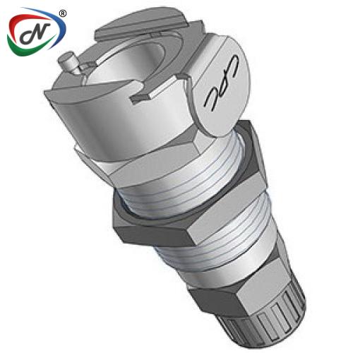 CPC Quick Connect & Disconnect Solutions LCD12006 3/8 PTF Valved Panel Mount Chrome-plated Brass Coupling Body NSSP005836