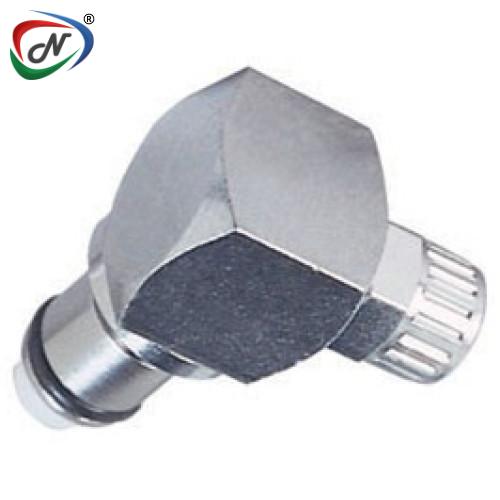 CPC Quick Connect & Disconnect Solutions LCD21004 1/4 PTF Valved Elbow Chrome-plated Brass Coupling Insert NSSP005873