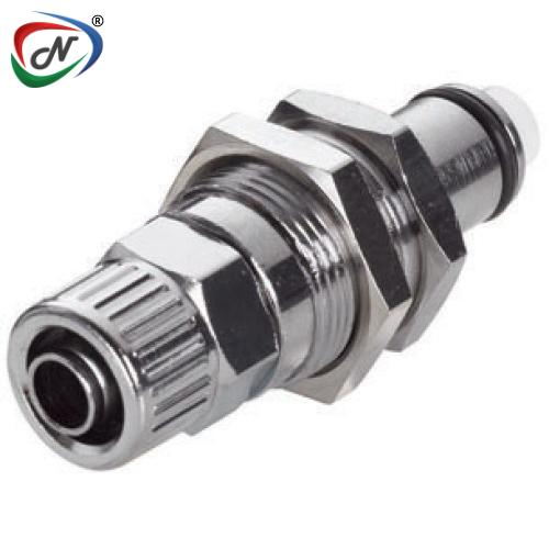 CPC Quick Connect & Disconnect Solutions LCD40006HT 3/8 PTF Valved Panel Mount Chrome-plate Brass Coupling Insert High Temp Valve NSSP005932