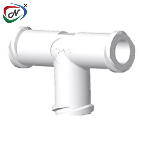 CPC Quick Connect & Disconnect Solutions LFT30 Luer Female Tee , White Nylon NSSP005977
