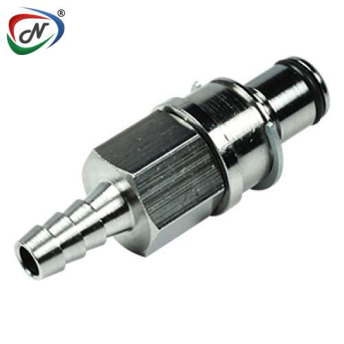 CPC Quick Connect & Disconnect Solutions LM22004 1/4 Hose Barb Non-Valved Multi-Mount Chrome-plated Brass Coupling Insert NSSP005990