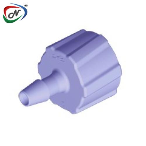 CPC Quick Connect & Disconnect Solutions LM3191 Luer Fitting, male luer X 3/32 HB, Purple Tint Polycarbonate NSSP005993
