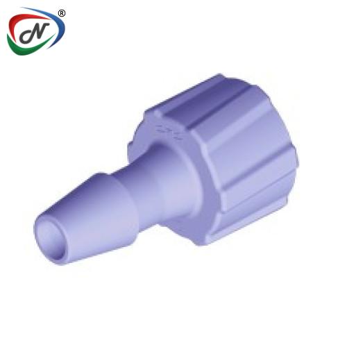 CPC Quick Connect & Disconnect Solutions LM5191 Luer Fitting, male luer X 5/32 HB, Purple Tint Polycarbonate NSSP006000