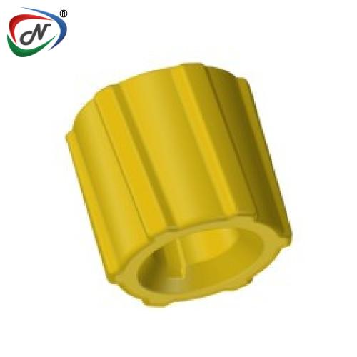 CPC Quick Connect & Disconnect Solutions LMSL32 Ring, Stationary luer lock, Yellow Nylon NSSP006025