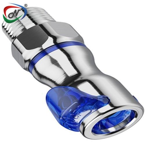 CPC Quick Connect & Disconnect Solutions LQ4D10006BLU 3/8 NPT Valved Body - Blue NSSP006143