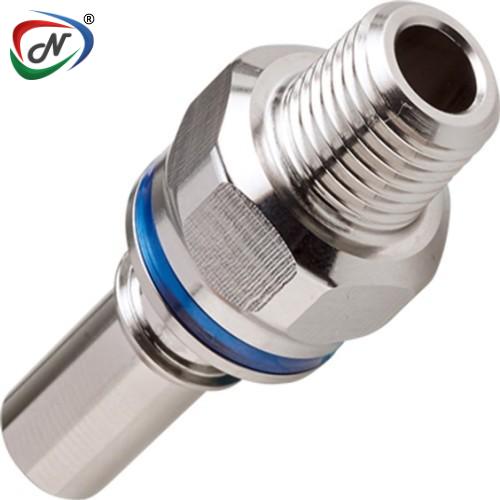 CPC Quick Connect & Disconnect Solutions LQ4D24006BLU 3/8 NPT Valved Insert - Blue NSSP006328