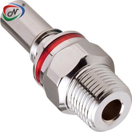 CPC Quick Connect & Disconnect Solutions LQ4D24006RED 3/8 NPT Valved Insert - Red NSSP006330