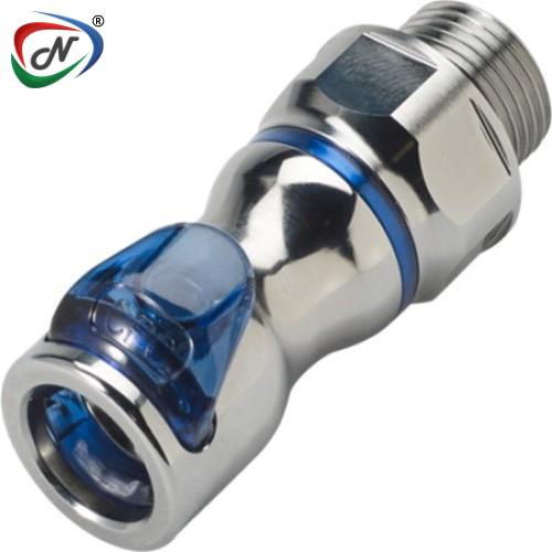 CPC Quick Connect & Disconnect Solutions LQ4D31006BLU G3/8 Valved Body - Blue NSSP006357