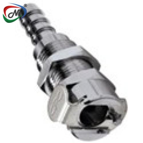 CPC Quick Connect & Disconnect Solutions MC1604NA 1/4 Hose Barb Non-Valved Panel Mount Chrome-plated Brass Coupling Body Nut Assembled NSSP006581