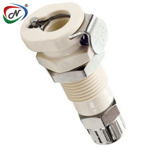 CPC Quick Connect & Disconnect Solutions PMC1204NA 1/4 PTF Non-Valved Panel Mount Acetal Coupling Body Nut Assembled NSSP006595