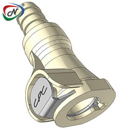 CPC Quick Connect & Disconnect Solutions PLCX1700612 3/8 Hose Barb Non-Valved In-Line Polypropylene Coupling Body NSSP006633