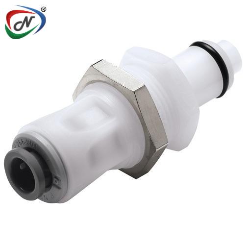 CPC Quick Connect & Disconnect Solutions PLCD41004 1/4 JG Valved Panel Mount Acetal Coupling Insert NSSP006644