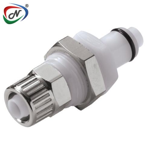 CPC Quick Connect & Disconnect Solutions PLCD40006NA 3/8 PTF Valved Panel Mount Acetal Coupling Insert Nut Assembled NSSP006648