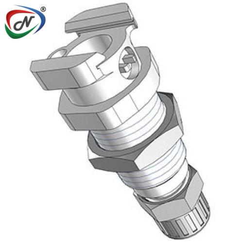 CPC Quick Connect & Disconnect Solutions MMD1204 1/4 PTF Valved Multi-Mount Chrome-plated Brass Coupling Body NSSP007141