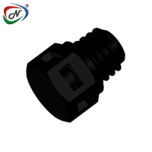 CPC Quick Connect & Disconnect Solutions MP31 Plug Fitting, tapered 10-32, Black Nylon NSSP007160