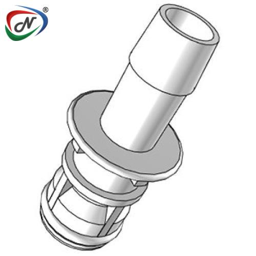 CPC Quick Connect & Disconnect Solutions MPC22004TM 1/4  HB NV Class VI ABS Coupling Insert with Class VI Silicone O-Ring NSSP007170