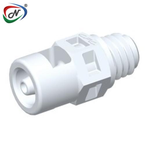 CPC Quick Connect & Disconnect Solutions MS230 Straight Fitting, tapered 10-32 X 1/16 HB, White Nylon NSSP007185