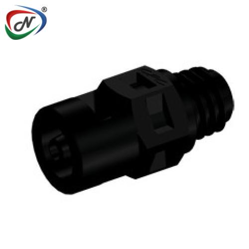 CPC Quick Connect & Disconnect Solutions MS231 Straight Fitting, tapered 10-32 X 1/16 HB, Black Nylon NSSP007187