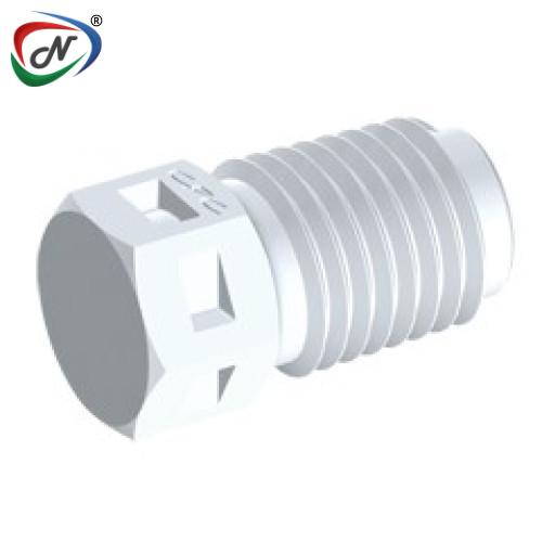 CPC Quick Connect & Disconnect Solutions N2P30 Plug Fitting, 1/16 NPT, White Nylon NSSP007238