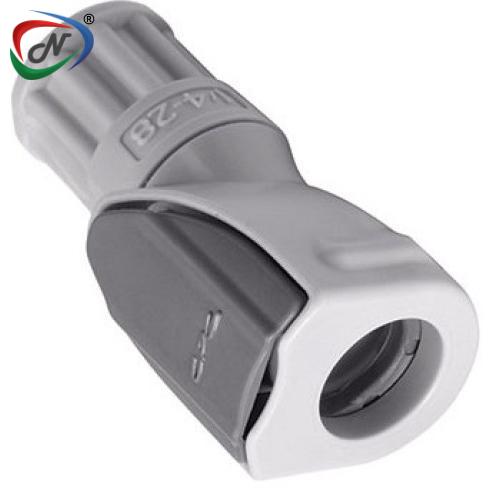CPC Quick Connect & Disconnect Solutions NS1D19042812HC 1/4-28 Flat Bottom Port Valved In-Line Coupling Body Hastelloy-C® Spring NSSP007314