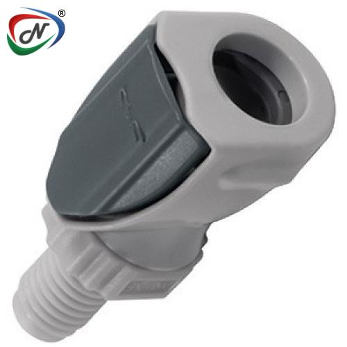 CPC Quick Connect & Disconnect Solutions NS1D10042812 1/4-28 Male Thread Valved In-Line Coupling Body NSSP007317