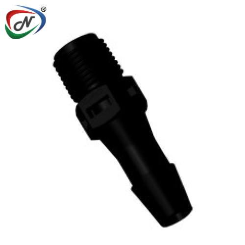 CPC Quick Connect & Disconnect Solutions N4S831 Straight Fitting, 1/8 NPT X 1/4 HB, Black Nylon NSSP007330