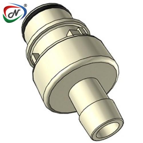 CPC Quick Connect & Disconnect Solutions HFC22639M 3/8 Hose Barb Non-Valved In-Line Class VI Polysulfone Cplng Insert, FDA Silicone O-Ring NSSP008010