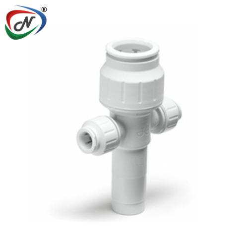 John Guest PEM582210AW JG Speedfit 2 Port Manifold with Stem 22 × 10mm NSSP007839